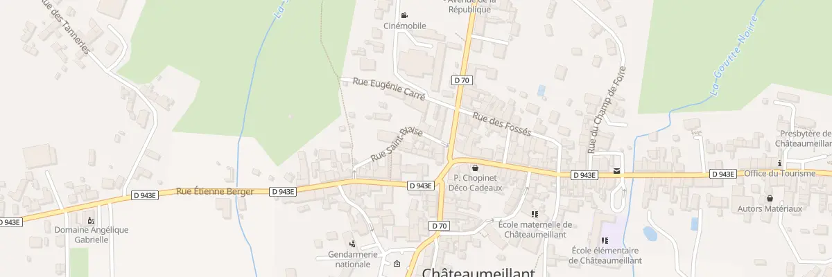 Plan du 4 Rue Saint Blaise à Châteaumeillant