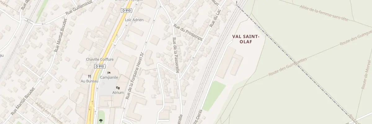 Plan du 28B Rue du Lac à Chaville