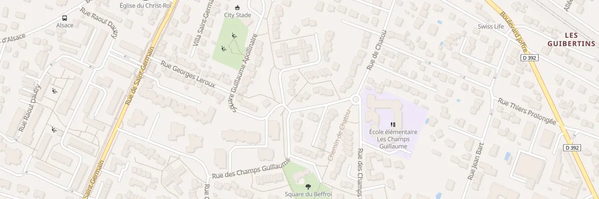 Plan du 16 Rue des Champs Guillaume à Cormeilles-en-Parisis