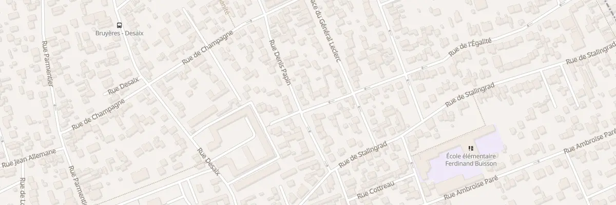 Plan du 12B Rue Denis Papin à Houilles