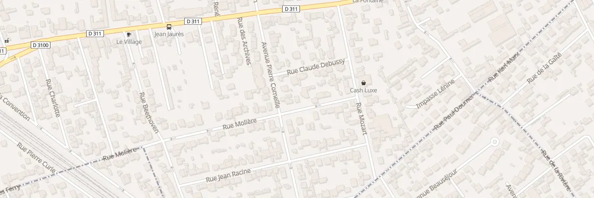 Plan du 47 Rue Molière à Houilles