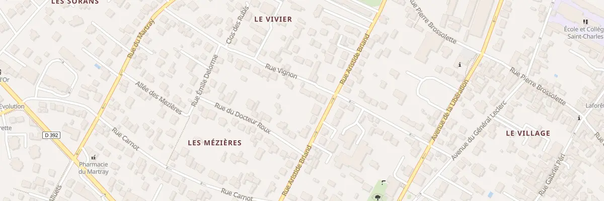 Plan du 23 Rue Vignon à Cormeilles-en-Parisis