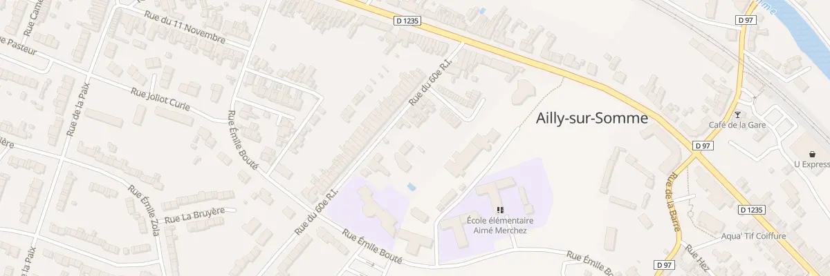 Plan du 18 Rue du 60 Eme R.I. à Ailly-sur-Somme