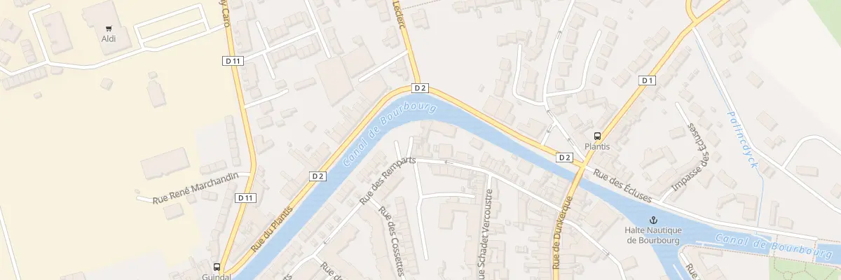 Plan du 36 Rue des Remparts à Bourbourg