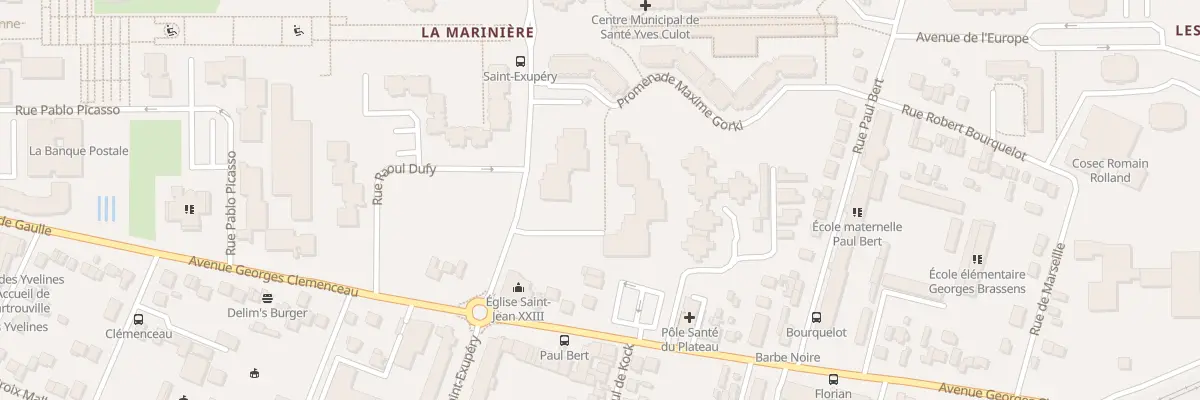 Plan du 40 Rue de Saint-Exupéry à Sartrouville