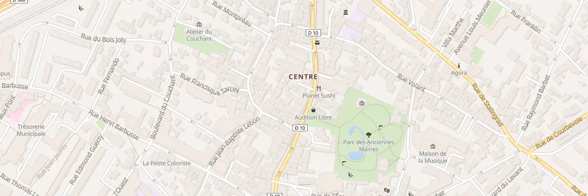 Plan du 37 Rue Maurice Thorez à Nanterre