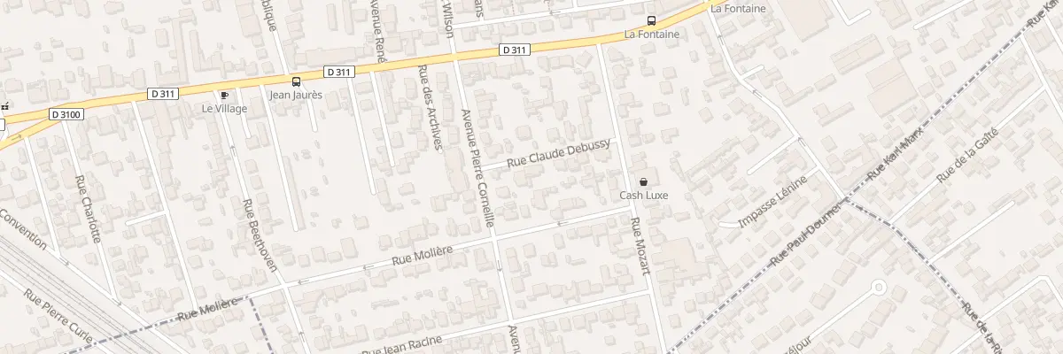 Plan du 4 Rue Claude Debussy à Houilles