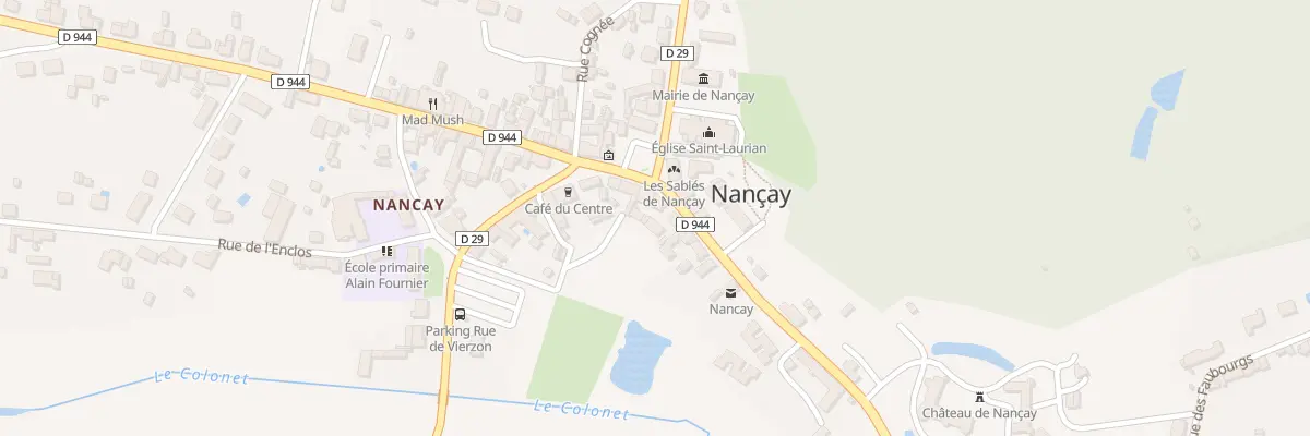 Plan du 2B Rue du Château à Nançay