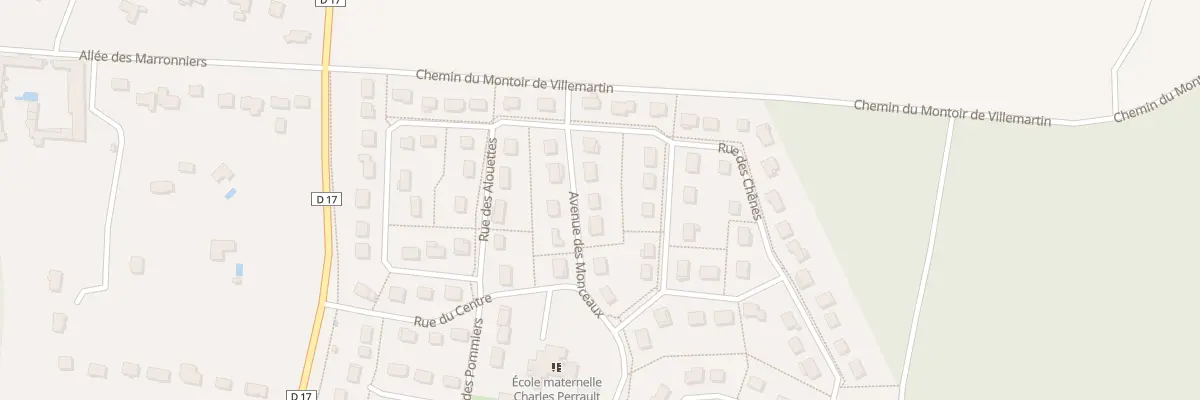 Plan du 26 Av des Monceaux à Morigny-Champigny