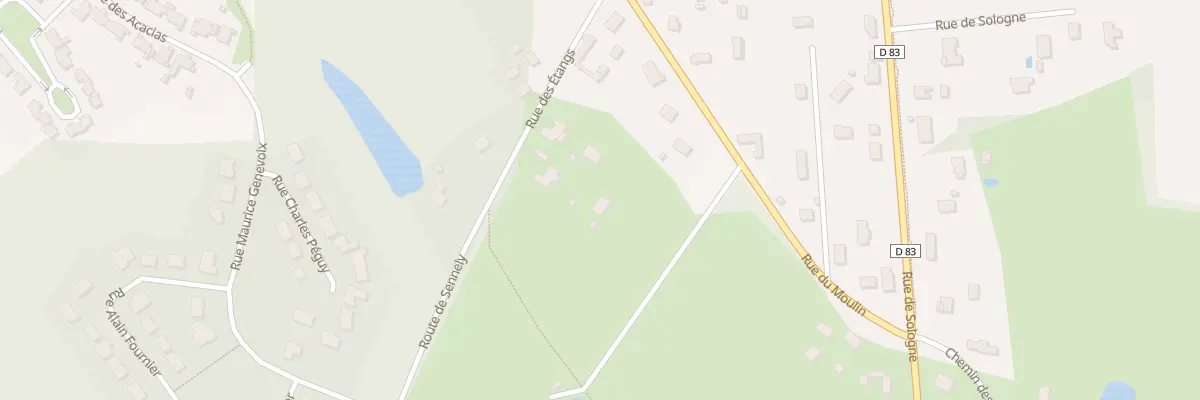 Plan du 12 Rue du Moulin à Tigy