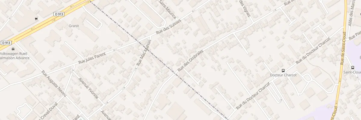 Plan du 132 Rue des Ombraies à Nanterre