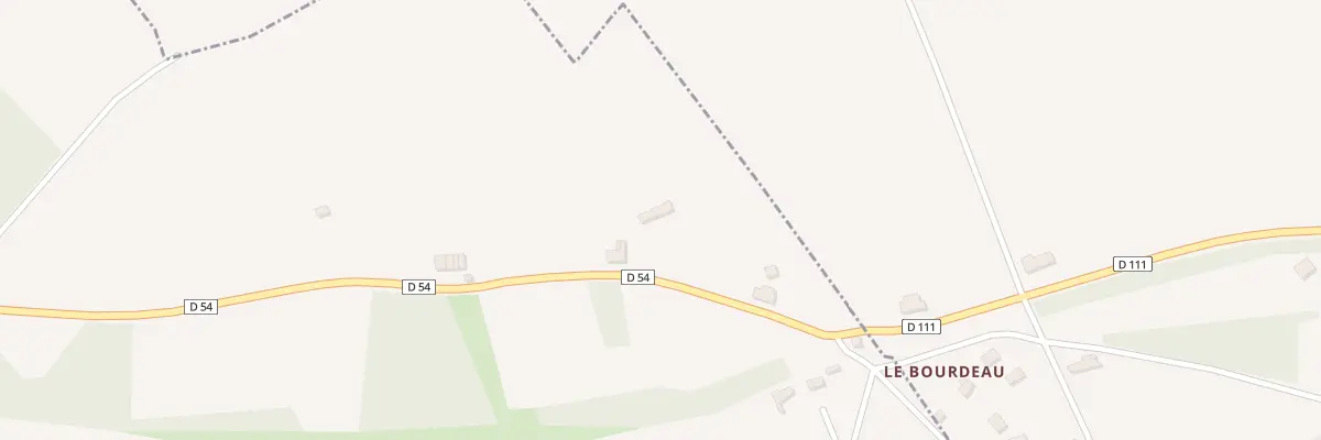 Plan du 7 Le Bourdeau à Lignerolles