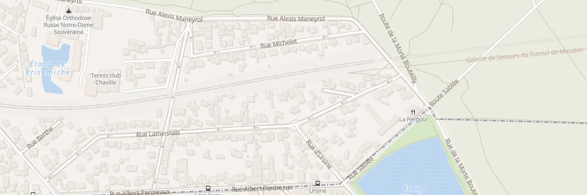 Plan du 1 Rue Alexis Drappier à Chaville