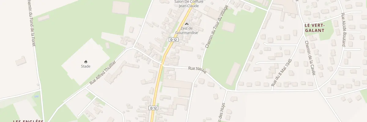 Plan du 233 Rue d’Amiens à Vignacourt