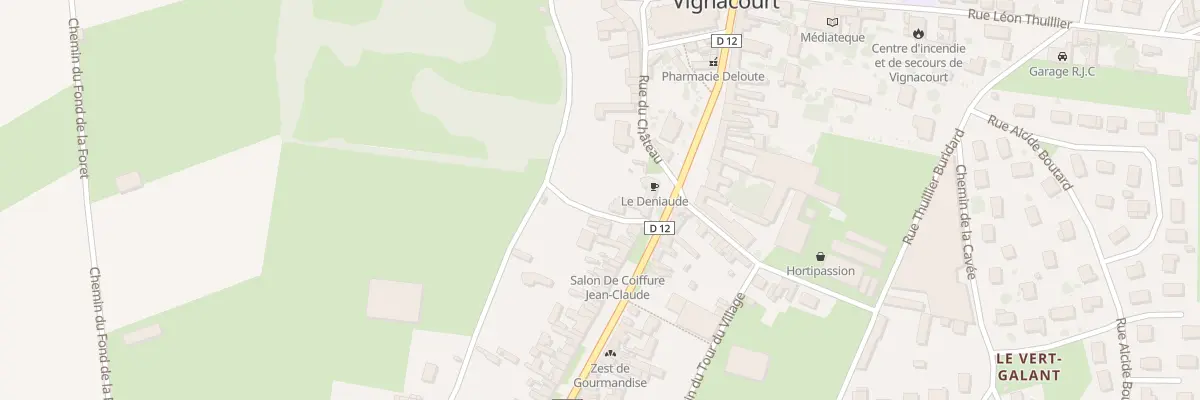 Plan du 28 Rue d’Amiens à Vignacourt