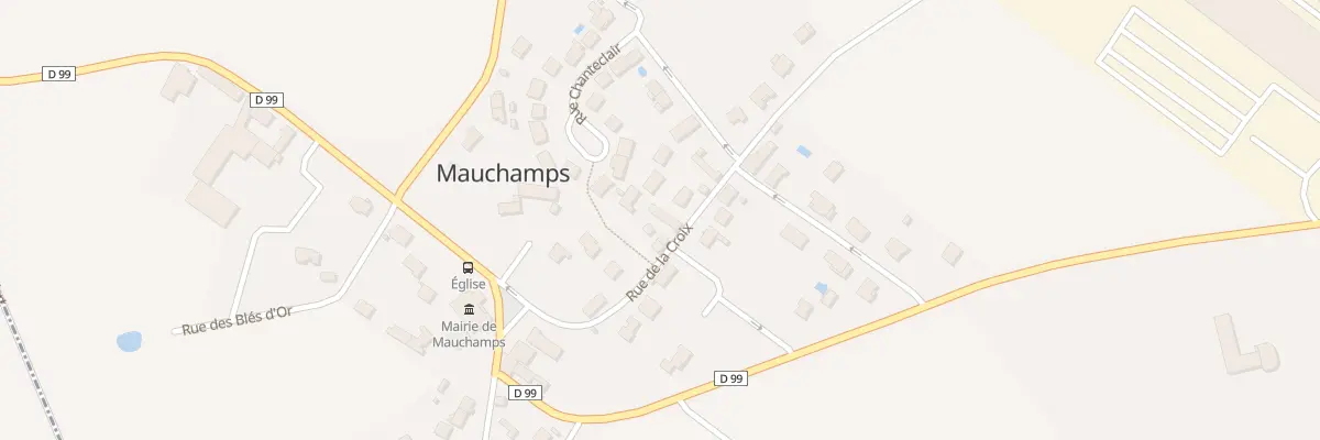 Plan du 6 Rue de la Croix à Mauchamps