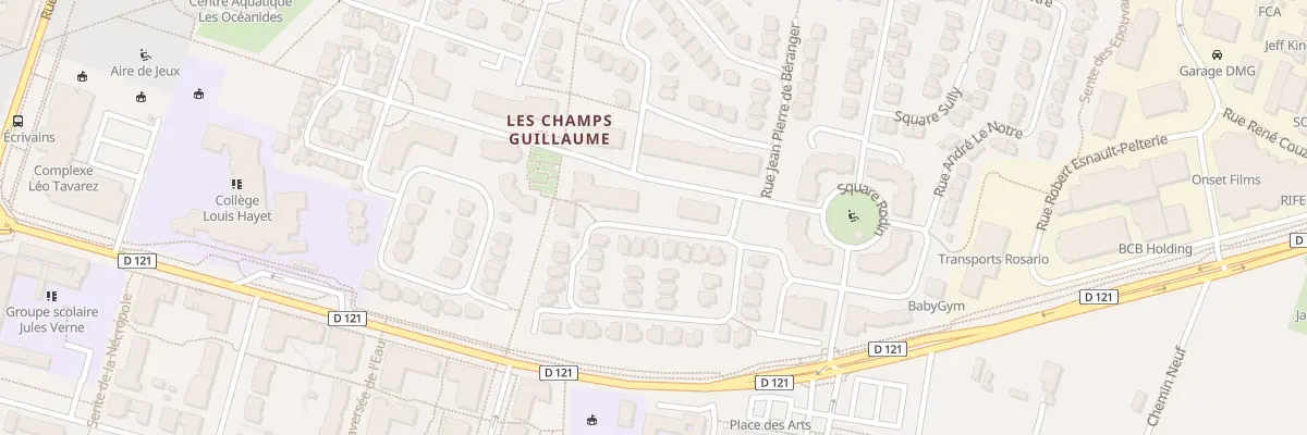 Plan du 6 Rue Germain Pilon à Cormeilles-en-Parisis