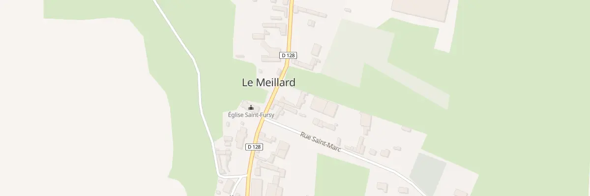 Plan du 14 Rue Principale au Meillard
