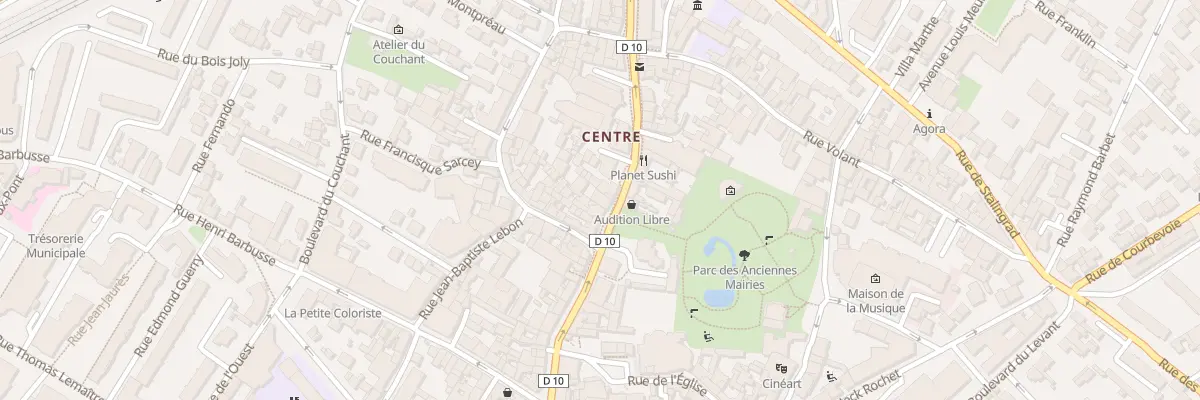 Plan du 31 Rue Maurice Thorez à Nanterre