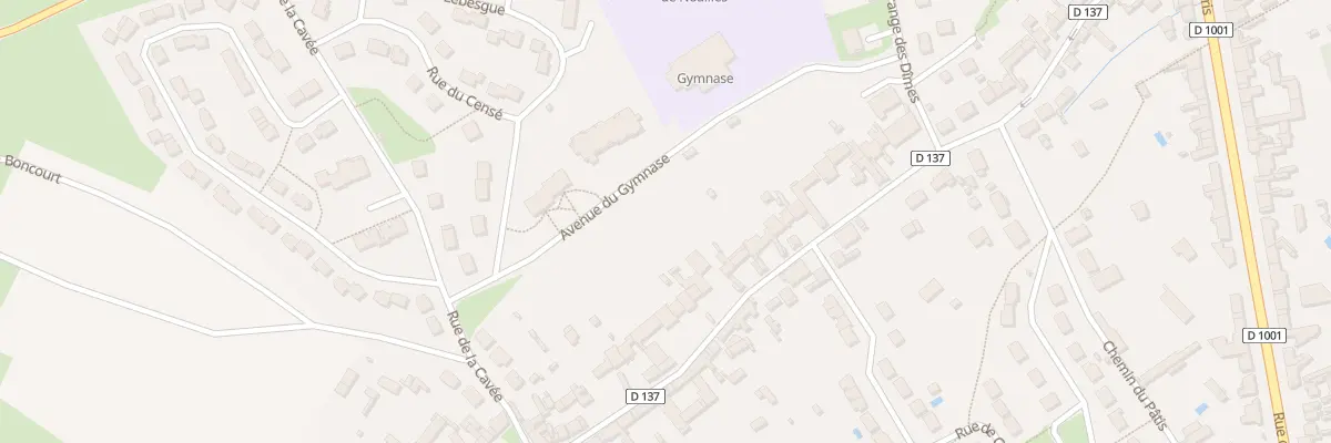 Plan du 60 Rue de Boncourt à Noailles
