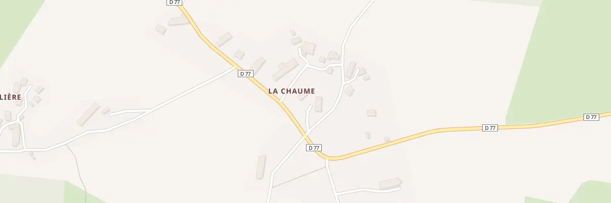 Plan du 14 La Chaume à Toulx-Sainte-Croix