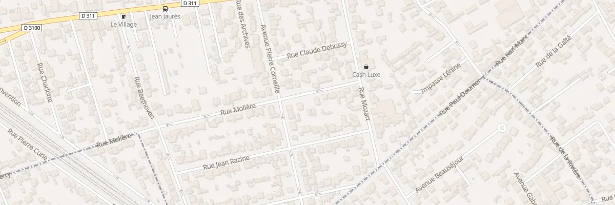 Plan du 50 Rue Molière à Houilles