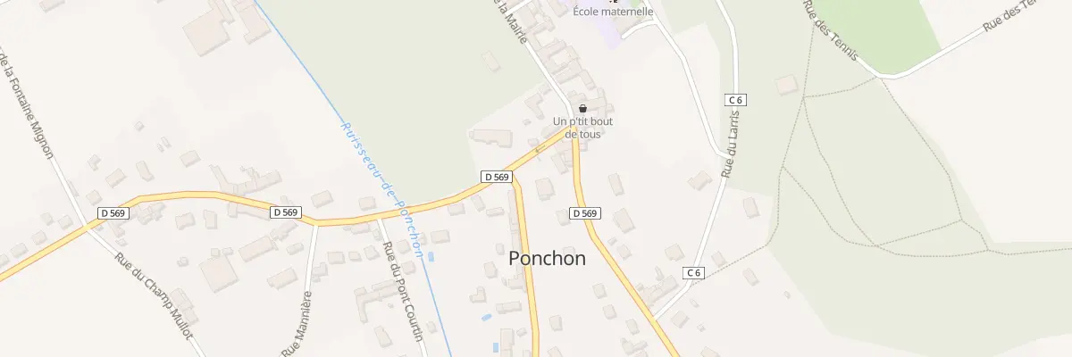 Plan du 37 Rue du Pont Delettre à Ponchon