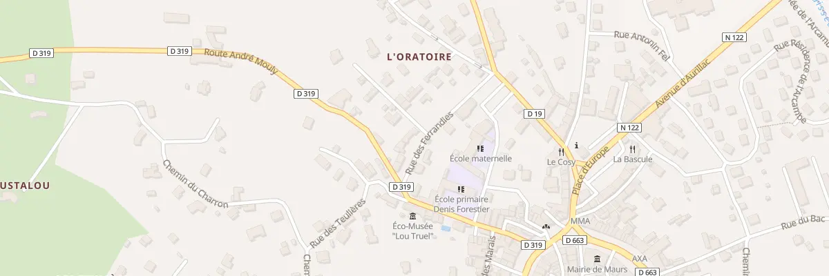Plan du 7 Rue des Ferrandies à Maurs