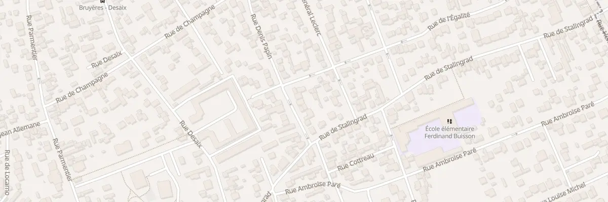 Plan du 8 Rue Denis Papin à Houilles