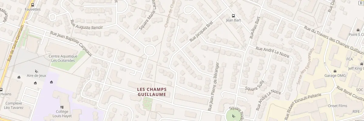 Plan du 23 Rue Jean Pierre de Beranger à Cormeilles-en-Parisis