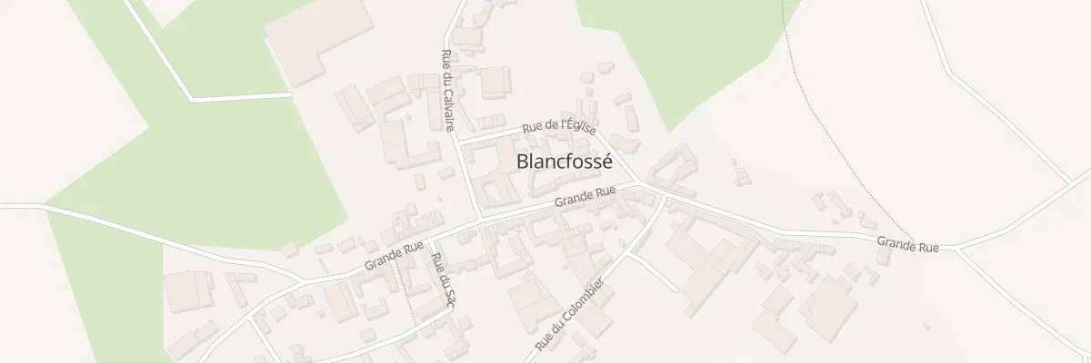 Plan du 20 Gr Grande Rue à Blancfossé
