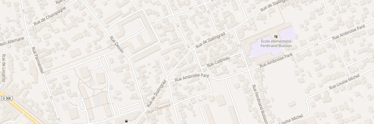 Plan du 40 Rue de Stalingrad à Houilles