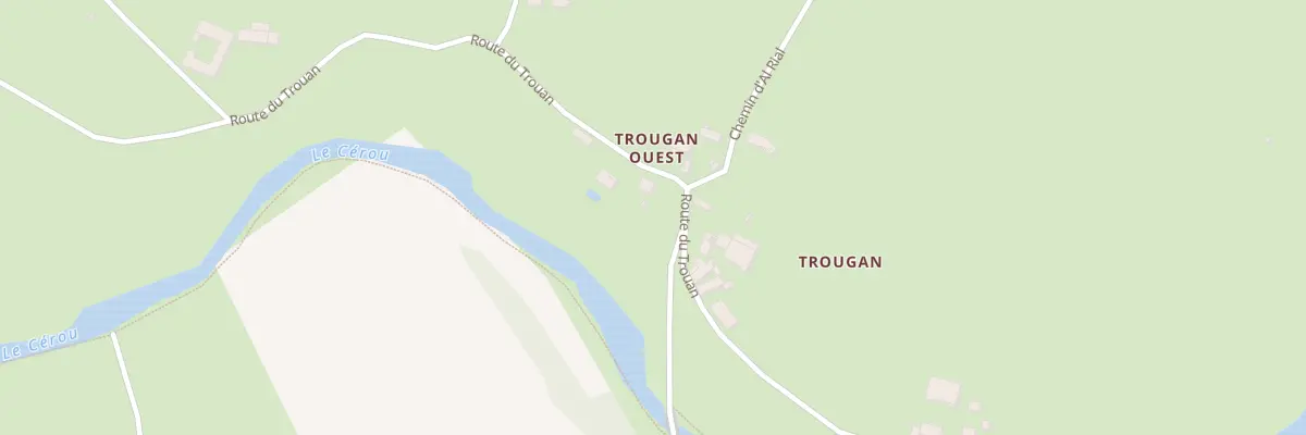 Plan du 818 Rte du Trouan à Rosières