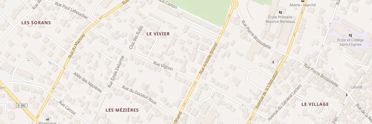 Plan du 28 Rue Vignon à Cormeilles-en-Parisis