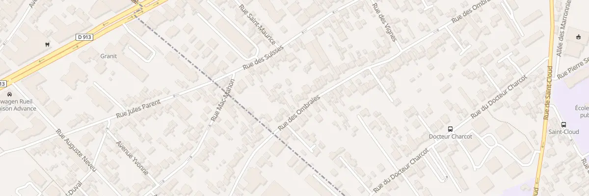 Plan du 124 Rue des Ombraies à Nanterre