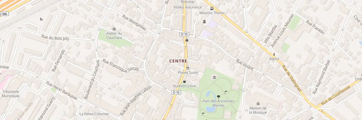 Plan du 47 Rue Maurice Thorez à Nanterre