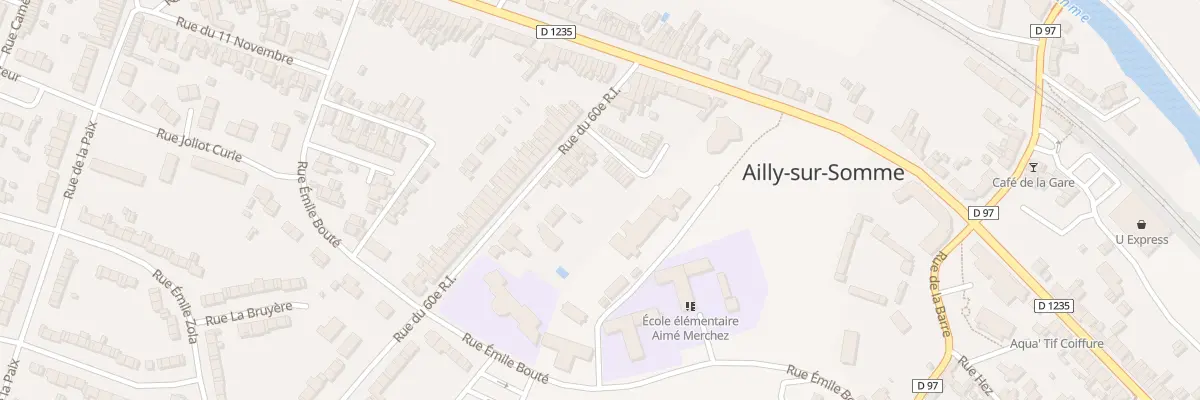 Plan du 14 Rue du 60 Eme R.I. à Ailly-sur-Somme