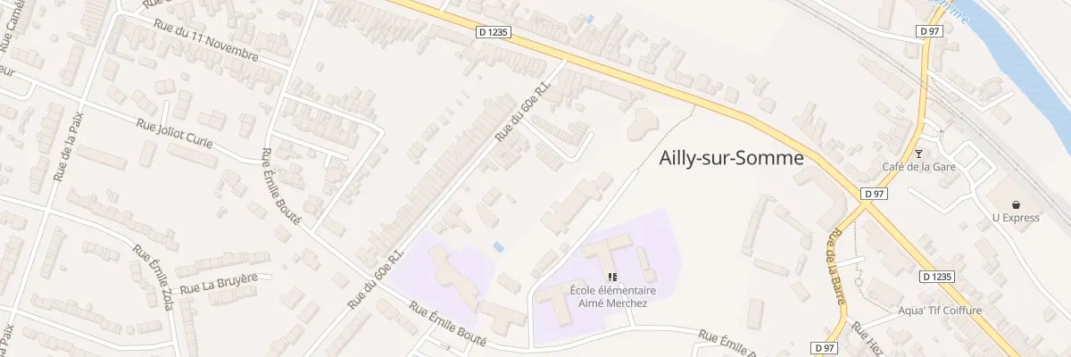 Plan du 12 Rue du 60 Eme R.I. à Ailly-sur-Somme