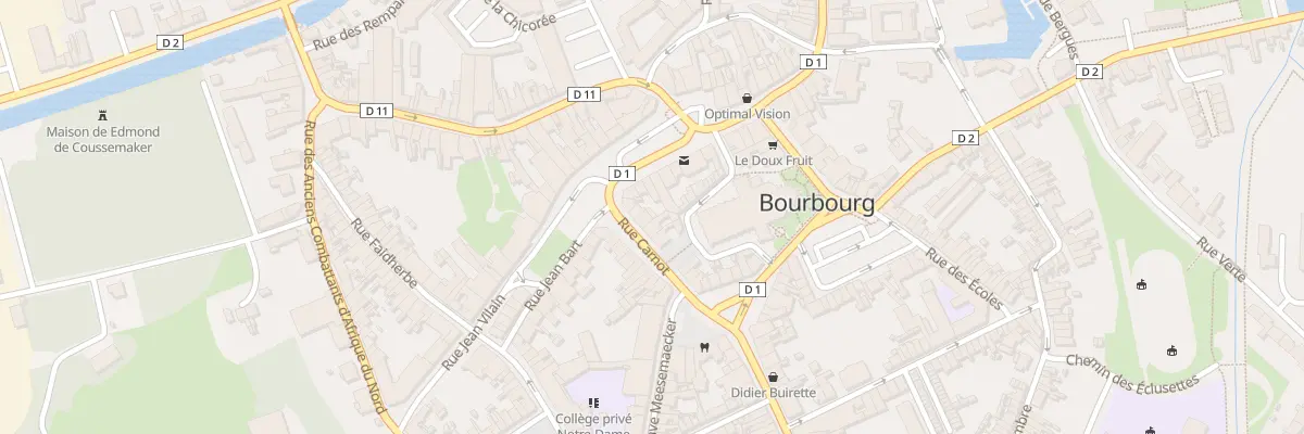 Plan du 5 Rue Carnot à Bourbourg