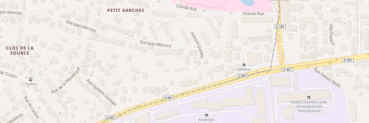 Plan du 9 Rue Jean Mermoz à Garches