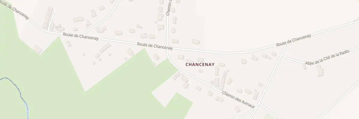 Plan du 25 Rte de Chancenay à Allouis