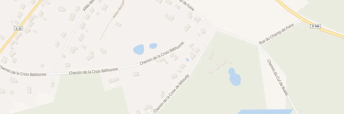 Plan du 5 Che de la Croix de Béthonne à Nançay