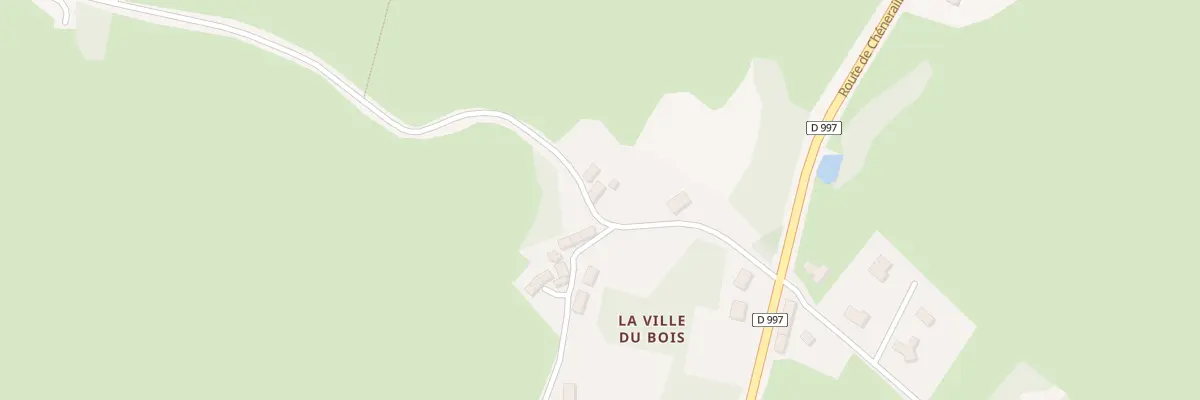 Plan du 14 Ville du Bois à Saint-Chabrais