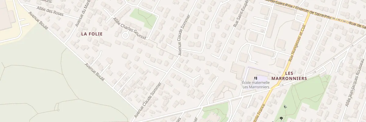 Plan du 66 Av Claude Sommer à Beauchamp