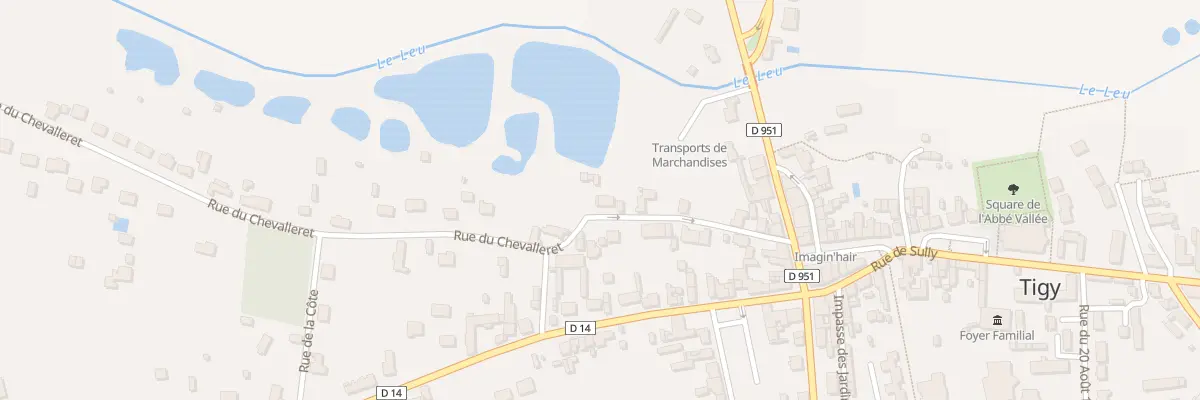Plan du 16 Rue du Chevalleret à Tigy
