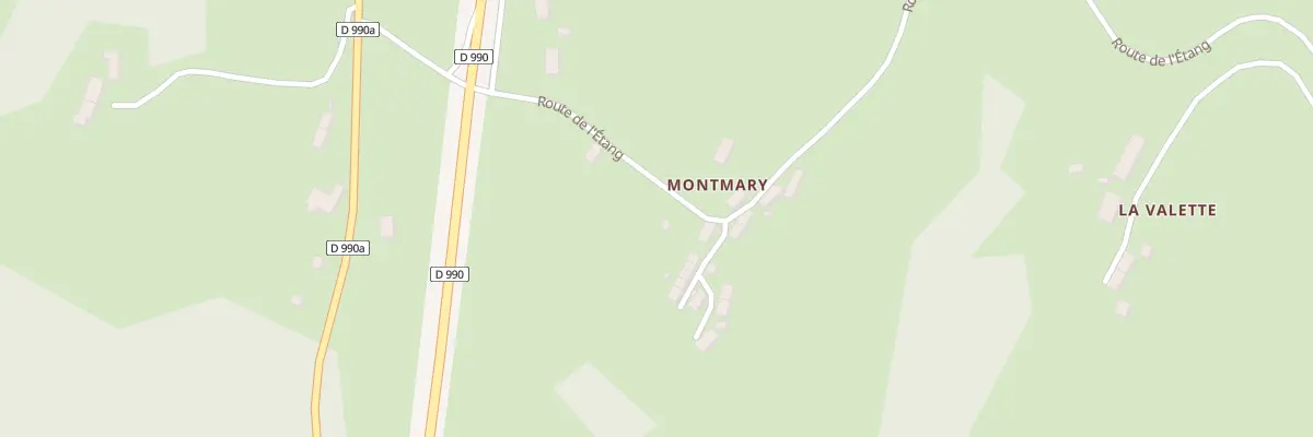Plan du 5098 Montmary à Saint-Médard-la-Rochette