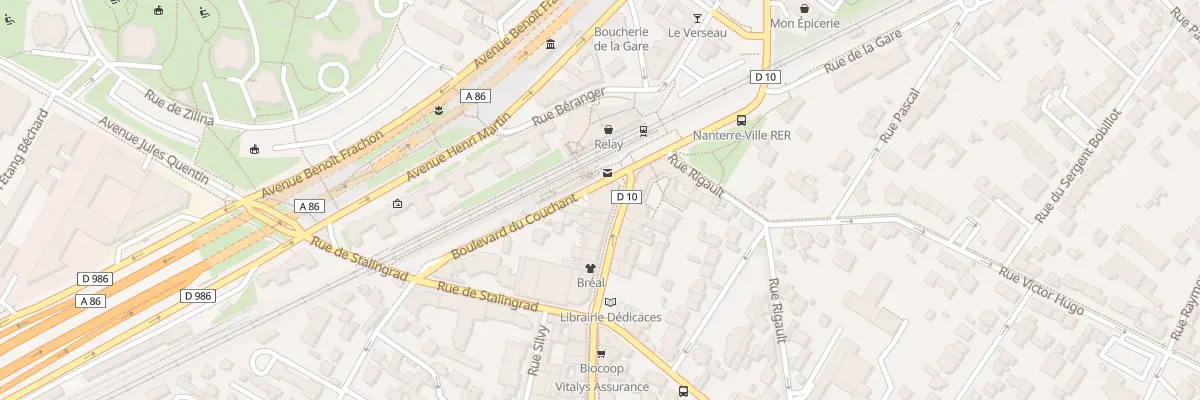 Plan du 87 Rue Maurice Thorez à Nanterre