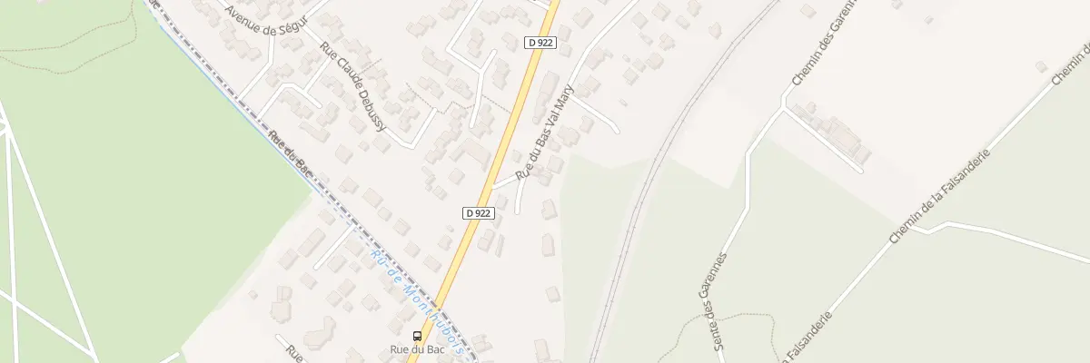 Plan du 109 Rue du Bas Val-Mary à Mériel