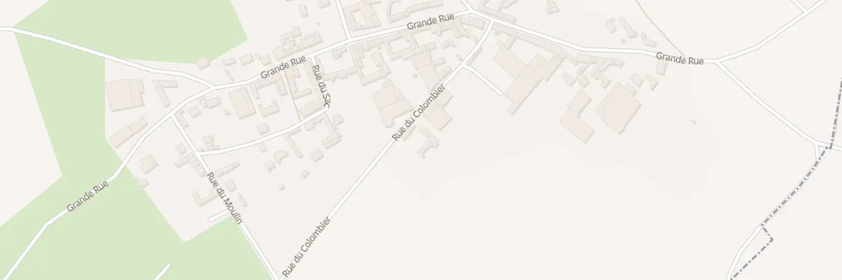 Plan du 11 Rue du Colombier à Blancfossé
