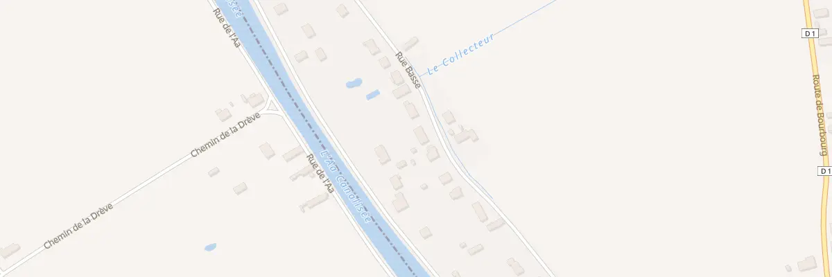 Plan du 590 Rue Basse à Holque